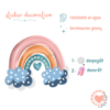 Sticker Decorativo Rainbow Nube Celeste