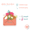 Sticker Decorativo Sobre Florecer