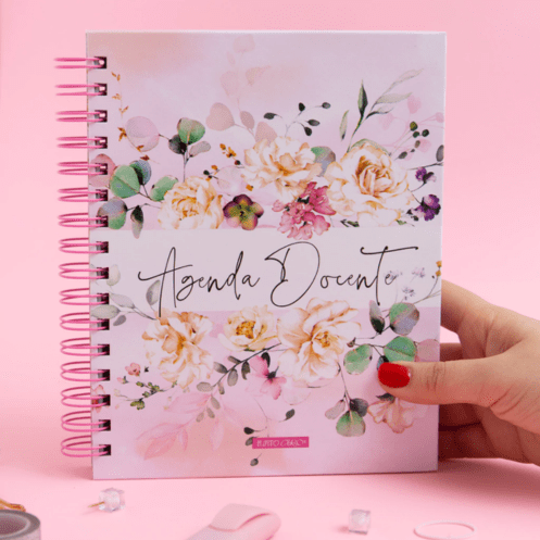 Agenda Docente Punto Cero Rodeado de Flores