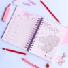Agenda para Pintar Perpetua Punto Cero Florcitas Lilas