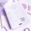 Agenda para Pintar Perpetua Punto Cero Florcitas Lilas