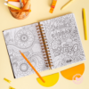 Agenda para Pintar Perpetua Punto Cero Florcitas Lilas