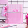 Mi Agenda Sweet Hoja por Dia Punto Cero Rosa Cuadrille