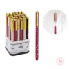 Bolígrafo Unic Stamp Dislpay BRW Bordo c/Lunares