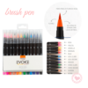 Marcador Brush Pen Punta Pincel Blíster x12 Colores BRW