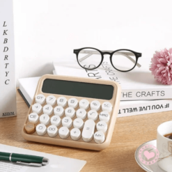 Calculadora Premium Escritorio 12dig. Horizontal Beige IbiCraft