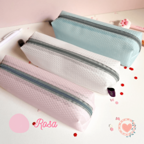 Cartuchera IbiCraft c/Cierre Cubo Rosa