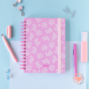 MI Cuaderno A5 Punto Cero ♥ Florcitas rosadas