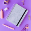 MI Cuaderno A5 Punto Cero ♥ Mármol blanco