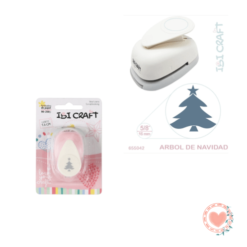 Perforadora Artistica Ibi Craft 1.6cm 3/4" Arbol de Navidad Cod.655042
