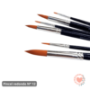 Pincel Ibi-500 Ibi Craft Sintetico Redondo N*12