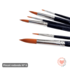 Pincel Ibi-500 Ibi Craft Sintetico Redondo N*6