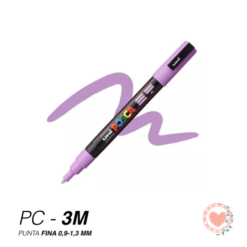 uni POSCA Marcador PC-3M Lavanda