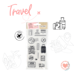 Sello Siliconado Cristal 4x8 Ibi Craft Travel