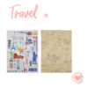 Papel Vellum 16x23cm Ibi Craft 96grs. x2hojas Travel