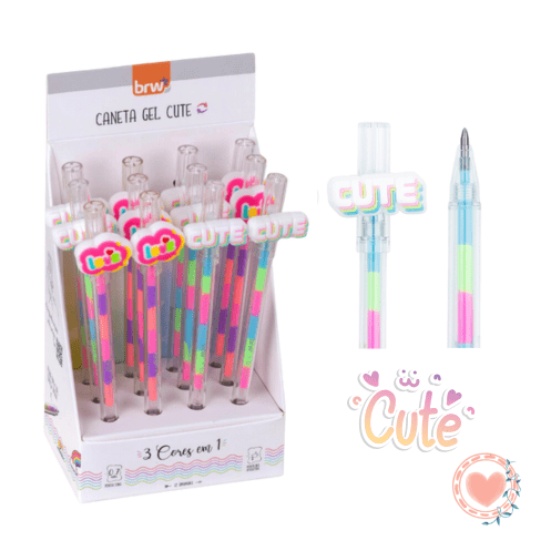 Boligrafo Borrable Gel Multicolor Cute 0.7mm x1 BRW