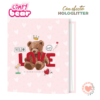Carpeta Escolar Rexon 3x40 Comfy Bear Love