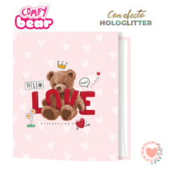 Carpeta Escolar Rexon 3x40 Comfy Bear Love
