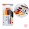 Marcador Artístico Permanente Colores Summer Blíster x5 BRW