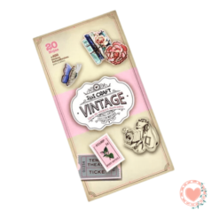 Libro de Sticker Ilustrados Vintage 12*23 x20 Hojas