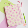MI Cuaderno Base A4 Punto Cero T/D Rayado Flores Rosas