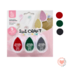 Almohadillas de Colores 45x33 mm Set x3 Colores Clasicos
