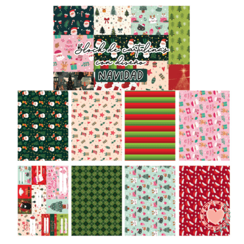 Block A4 de Cartulinas Punto Cero Navidad