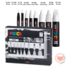uni POSCA Marcadores PC-5M Estuche por 8 Puntas White