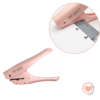 Perforadora Pinza Para Anillos de Expansion Rosa