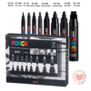 uni POSCA Marcadores PC-5M Estuche por 8 Puntas Black