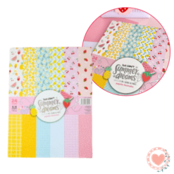 Papeles p/Scrap Ibi Craft 15x20cm 180grs x24 Summer