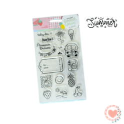 Sello Siliconado Cristal 5x8 Ibi Craft Summer