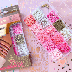 Set Para Armar Bijouterie Pink + 700 Piezas