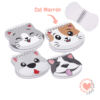 Cuaderno Libreta C/ Espiral 80 Hojas Diseño Best Friend x1 BRW Cat Marron