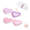 Cuaderno Libreta C/ Espiral 80 Hojas Diseño Heart x1 BRW Corazon Lila