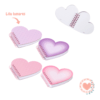 Cuaderno Libreta C/ Espiral 80 Hojas Diseño Heart x1 BRW Corazon Lila Lunares
