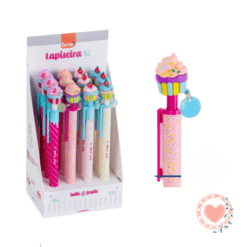 Portaminas 0.7mm Diseño Tutti Frutti x1 BRW Muffins Rosa Confeti