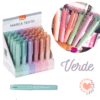 Resaltadores Pocket Colores Pastel Verde x1 BRW