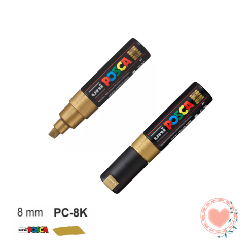uni POSCA Marcador PC-8K GOLD