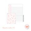 Repuesto Nº 3 Punto Cero Con.Diseño Rayado Flores Beige