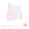 Repuesto Nº 3 Punto Cero Con.Diseño Rayado Rosa Cuadrille