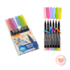 Marcador Ibi Craft Brush Marker Punta Pincel Blíster x6 Colores