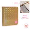Carpeta Escolar c/Cierre 3×40 FW Rock Dorado