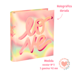 Carpeta 3×40 FW Fun World Holographic Love