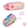 Cartuchera Fun World FW Tubo Patch Diy Glitter