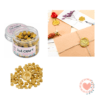 Lacre de Perlas p/Sellos Frasco 20gr. ORO