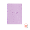 Cuaderno A4 Rayado FW Semirigido Minimalista Flores