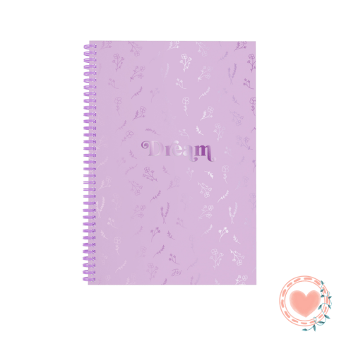Cuaderno A4 Rayado FW Semirigido Minimalista Flores