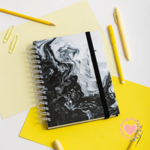 MI Cuaderno Base A5 Punto Cero T/D Rayado Negro Ink