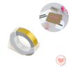 Motex Cinta para Rotular autoadhesiva 9mm*3mts Oro